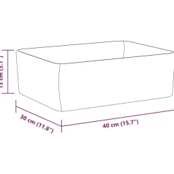 vidaXL Lavabo 40x30x13 cm cerámica Blanco Online