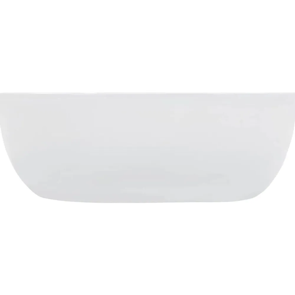 vidaXL Lavabo 42,5x42,5x14,5 cm cerámica Blanco New