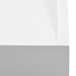 vidaXL Lavabo 50x38x13 cm resina mineral/mármol blanco Discount