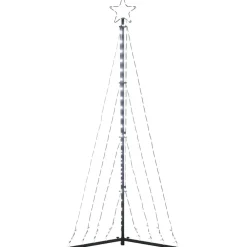 vidaXL LED para árbol de Navidad 339 LEDs blanco frío 182 cm Blanco frío New