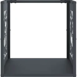 vidaXL Accesorios Para Hornos De Leña Y Chimeneas-Leñero 40x40x40 cm Acero laminado en frío