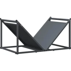 vidaXL Accesorios Para Hornos De Leña Y Chimeneas-Leñero 70x43x34,5 cm Acero laminado en frío