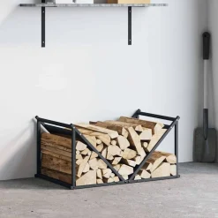 vidaXL Accesorios Para Hornos De Leña Y Chimeneas-Leñero 70x43x34,5 cm Acero laminado en frío