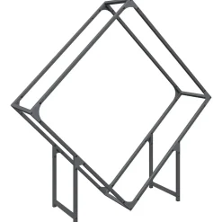 vidaXL Accesorios Para Hornos De Leña Y Chimeneas-Leñero 100x25x100 cm Acero laminado en frío