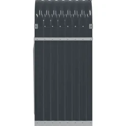vidaXL Accesorios Para Hornos De Leña Y Chimeneas-Leñero 40x45x100 cm acero galvanizado