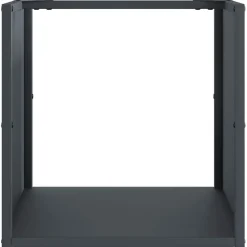 vidaXL Accesorios Para Hornos De Leña Y Chimeneas-Leñero 40x40x40 cm Acero laminado en frío