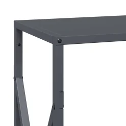 vidaXL Leñero 34x25x70 cm Acero laminado en frío Antracita Best