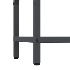 vidaXL Leñero 34x25x70 cm Acero laminado en frío Antracita Best