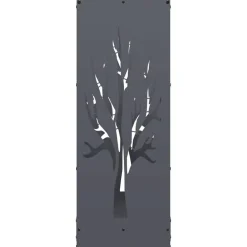 vidaXL Leñero 40x30x80 cm Acero laminado en frío Antracita