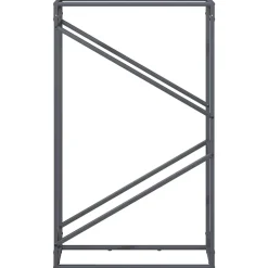 vidaXL Accesorios Para Hornos De Leña Y Chimeneas-Leñero 60x25x100 cm Acero laminado en frío