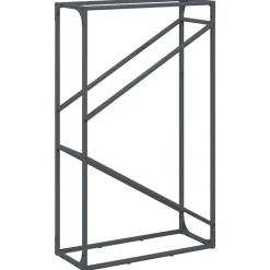 vidaXL Accesorios Para Hornos De Leña Y Chimeneas-Leñero 60x25x100 cm Acero laminado en frío