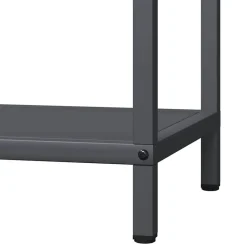 vidaXL Leñero 40x25x60 cm Acero laminado en frío Antracita