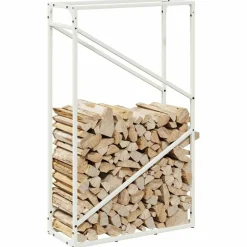 vidaXL Accesorios Para Hornos De Leña Y Chimeneas-Leñero 60x25x100 cm Acero laminado en frío
