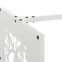 vidaXL Accesorios Para Hornos De Leña Y Chimeneas-Leñero 40x40x40 cm Acero laminado en frío