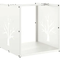 vidaXL Accesorios Para Hornos De Leña Y Chimeneas-Leñero 40x40x40 cm Acero laminado en frío