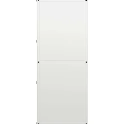 vidaXL Leñero 40x30x75 cm Acero laminado en frío Blanco Sale