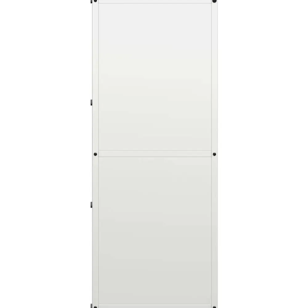 vidaXL Leñero 40x30x75 cm Acero laminado en frío Blanco Sale
