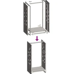 vidaXL Accesorios Para Hornos De Leña Y Chimeneas-Leñero 40x30x80 cm Acero laminado en frío