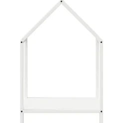 vidaXL Leñero 40x25x60 cm Acero laminado en frío Blanco Clearance