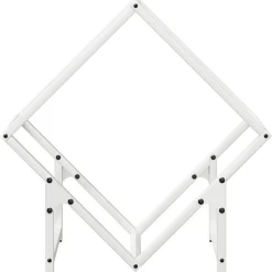 vidaXL Leñero 50x25x50 cm Acero laminado en frío Blanco Online
