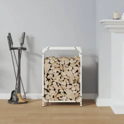 vidaXL Accesorios Para Hornos De Leña Y Chimeneas-Leñero 44x28x65 cm Acero laminado en frío