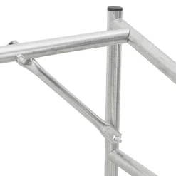 vidaXL Accesorios Para Hornos De Leña Y Chimeneas-Leñero cubierta lluvia 100,5x40,5x110,5 cm acero galvanizado