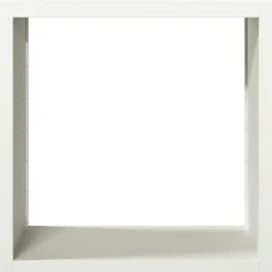 vidaXL Leñero de acero blanco 100x40x100 cm Acero/Blanco Online