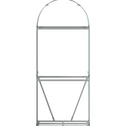 vidaXL Accesorios Para Hornos De Leña Y Chimeneas-Leñero de acero galvanizado 80x45x190 cm