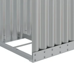 vidaXL Accesorios Para Hornos De Leña Y Chimeneas-Leñero de acero galvanizado 40x45x100 cm