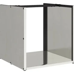 vidaXL Accesorios Para Hornos De Leña Y Chimeneas-Leñero de 40x40x40 cm