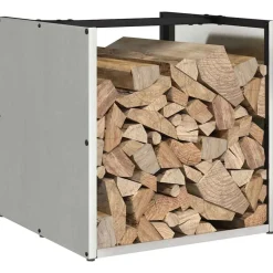vidaXL Accesorios Para Hornos De Leña Y Chimeneas-Leñero de 40x40x40 cm