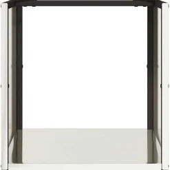 vidaXL Accesorios Para Hornos De Leña Y Chimeneas-Leñero de 40x40x40 cm
