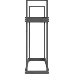 vidaXL Accesorios Para Hornos De Leña Y Chimeneas-Leñero de madera maciza de 110x35x108,5 cm