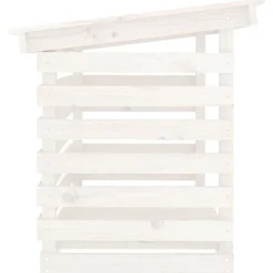 vidaXL Accesorios Para Hornos De Leña Y Chimeneas-Leñero de madera maciza de pino 108x73x79 cm