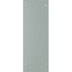 vidaXL Leñero de vidrio templado 80x35x100 cm Blanco Clearance