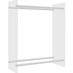 vidaXL Accesorios Para Hornos De Leña Y Chimeneas-Leñero de vidrio templado 80x35x100 cm
