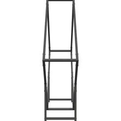 vidaXL Accesorios Para Hornos De Leña Y Chimeneas-Leñero 100x25x100 cm Acero laminado en frío