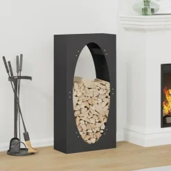 vidaXL Accesorios Para Hornos De Leña Y Chimeneas-Leñero 50x23x100 cm Acero laminado en frío