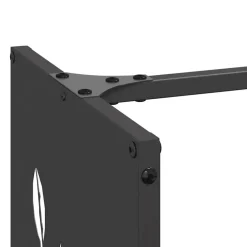 vidaXL Accesorios Para Hornos De Leña Y Chimeneas-Leñero 40x30x80 cm Acero laminado en frío