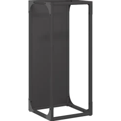 vidaXL Accesorios Para Hornos De Leña Y Chimeneas-Leñero 25x25x60 cm Acero laminado en frío