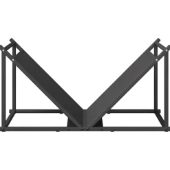 vidaXL Accesorios Para Hornos De Leña Y Chimeneas-Leñero 70x43x34,5 cm Acero laminado en frío