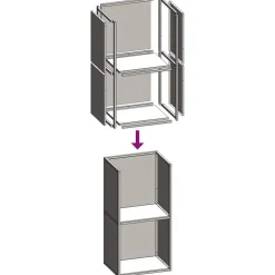 vidaXL Accesorios Para Hornos De Leña Y Chimeneas-Leñero 40x30x80 cm Acero laminado en frío