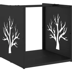 vidaXL Accesorios Para Hornos De Leña Y Chimeneas-Leñero 40x40x40 cm Acero laminado en frío