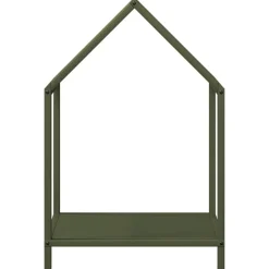vidaXL Leñero 40x25x60 cm Acero laminado en frío Verde oliva Sale