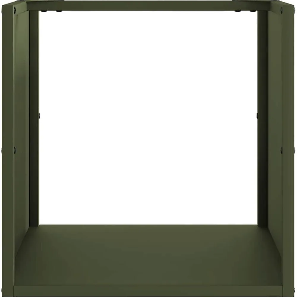 vidaXL Accesorios Para Hornos De Leña Y Chimeneas-Leñero 40x40x40 cm Acero laminado en frío