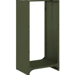 vidaXL Accesorios Para Hornos De Leña Y Chimeneas-Leñero 40x30x80 cm Acero laminado en frío