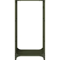 vidaXL Accesorios Para Hornos De Leña Y Chimeneas-Leñero 40x30x80 cm Acero laminado en frío