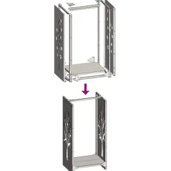 vidaXL Accesorios Para Hornos De Leña Y Chimeneas-Leñero 40x30x80 cm Acero laminado en frío