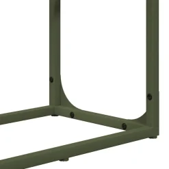 vidaXL Leñero 60x25x100 cm Acero laminado en frío Verde oliva