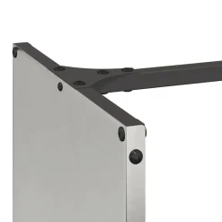 vidaXL Leñero 40x30x80 cm Acero inoxidable